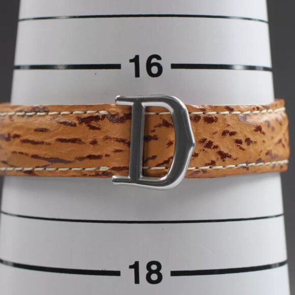 Cartier 30mm Unisex Brown Strap Watch w/ Red Cartier Box - Picture 7 of 7